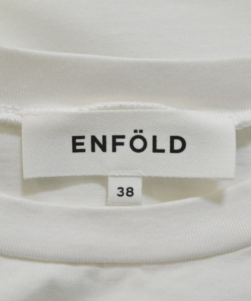 ENFOLD（エンフォルド）Tシャツ・カットソー 白 サイズ:38(M位) レディース/2200665788079