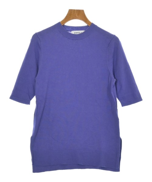 ENFOLD(エンフォルド)ニット・セーター 紫 サイズ:38(M位)/2200666441089