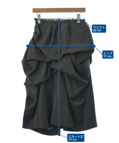 ENFOLD（エンフォルド）ひざ丈スカート 黒 サイズ:38(M位) レディース/2200666552037