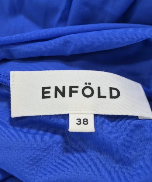 ENFOLD（エンフォルド）Tシャツ・カットソー 青 サイズ:38(M位) レディース/2200666552099