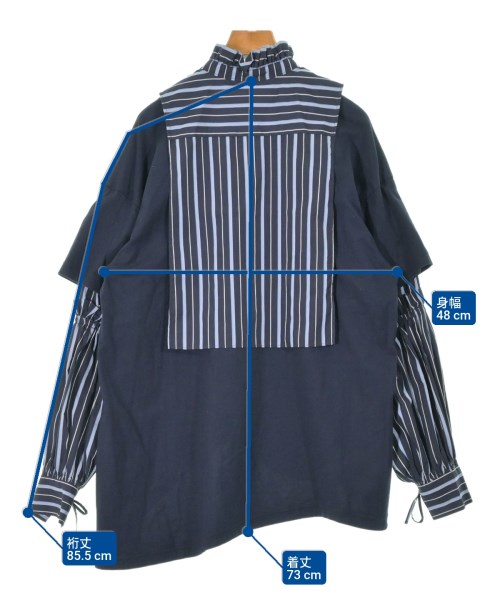 ENFOLD（エンフォルド）Tシャツ・カットソー 紺 サイズ:38(M位) レディース/2200656718023