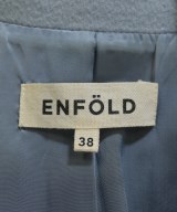 ENFOLD（エンフォルド）チェスターコート 青 サイズ:38(M位) レディース/2200667912014