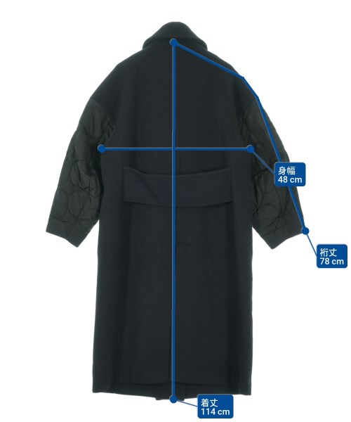 ENFOLD（エンフォルド）チェスターコート 紺 サイズ:36(S位) レディース/2200663560011