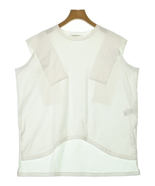 ENFOLD(エンフォルド)ノースリーブ 白 サイズ:38(M位)/2200665008023