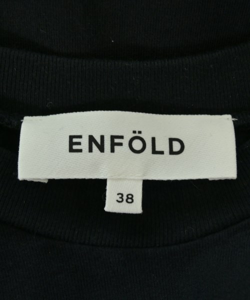 ENFOLD（エンフォルド）Tシャツ・カットソー 黒 サイズ:38(M位) レディース/2200665008030