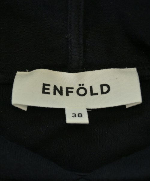 ENFOLD（エンフォルド）パーカー 黒 サイズ:38(M位) レディース/2200665008047