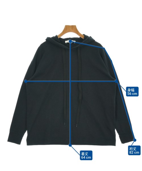 ENFOLD（エンフォルド）パーカー 黒 サイズ:38(M位) レディース/2200665008047