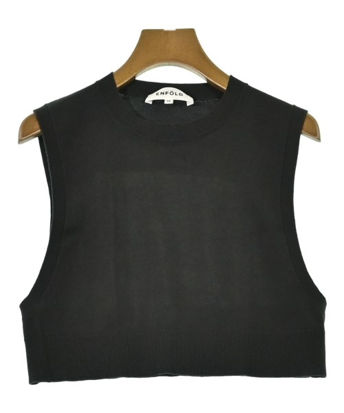 ENFOLD(エンフォルド)ベスト/ノースリーブ グレー サイズ:38(M位)/2200665008054