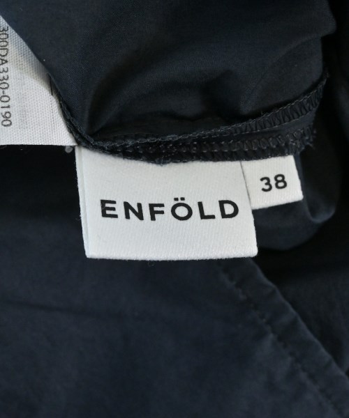 ENFOLD（エンフォルド）カジュアルシャツ 紺 サイズ:38(M位) レディース/2200668812146
