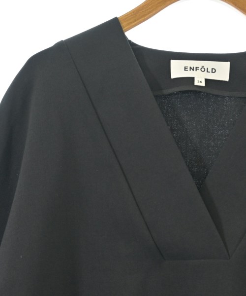 ENFOLD（エンフォルド）ブラウス 黒 サイズ:36(S位) レディース/2200669390032