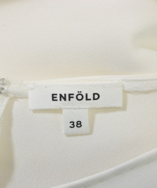 ENFOLD（エンフォルド）ブラウス 白 サイズ:38(M位) レディース/2200669390049
