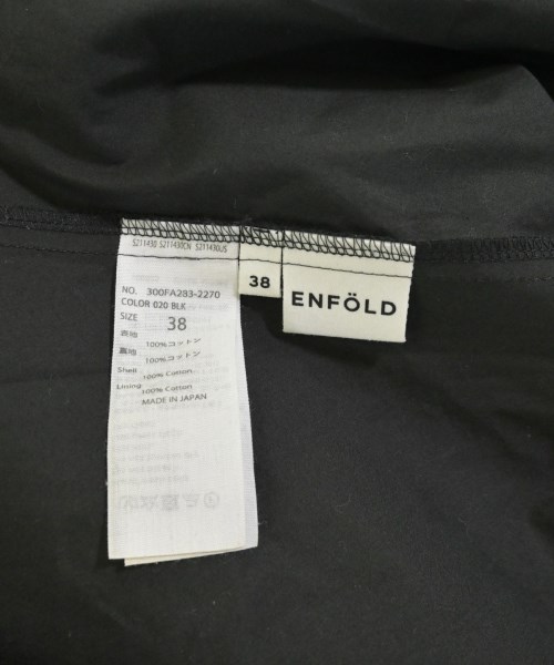 ENFOLD（エンフォルド）ワンピース 黒 サイズ:38(M位) レディース/2200667167148