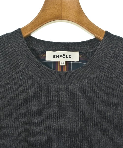 ENFOLD（エンフォルド）ニット・セーター グレー サイズ:38(M位) レディース/2200667236028