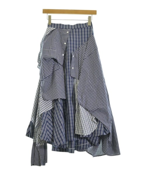 ENFOLD(エンフォルド)ロング・マキシ丈スカート 青 サイズ:36(S位)/2200670000012