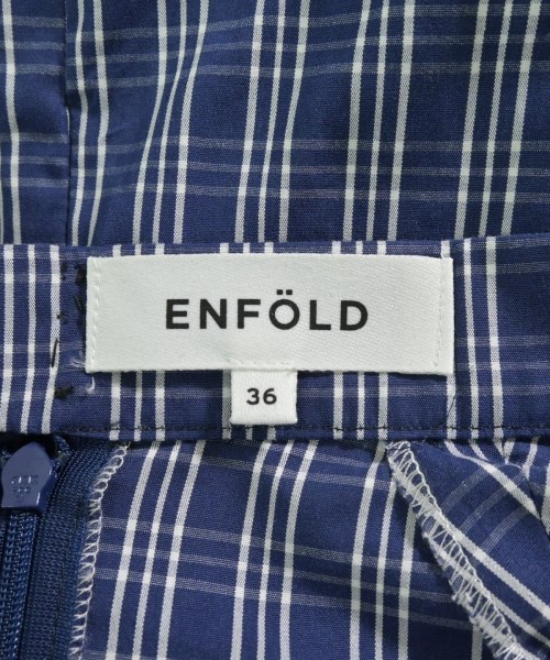 ENFOLD（エンフォルド）ロング・マキシ丈スカート 青 サイズ:36(S位) レディース/2200670000012