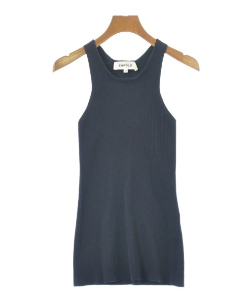 ENFOLD(エンフォルド)タンクトップ 紺 サイズ:36(S位)/2200670000081
