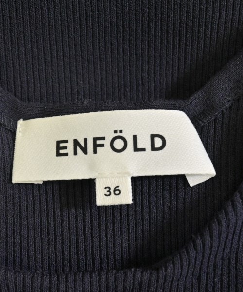 ENFOLD（エンフォルド）タンクトップ 紺 サイズ:36(S位) レディース/2200670000081