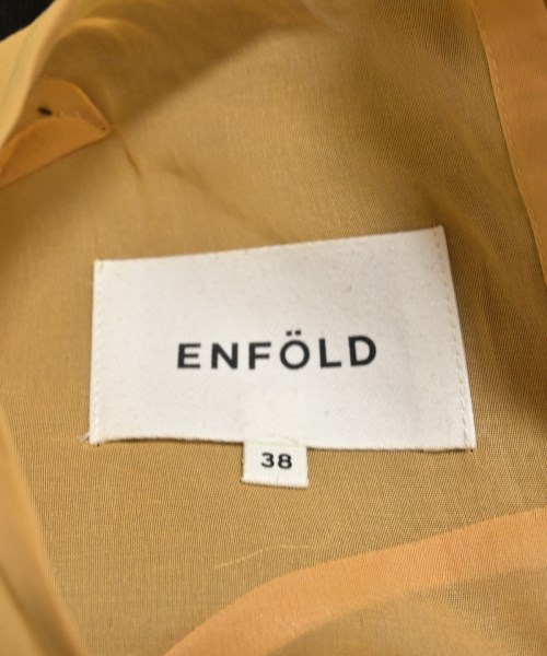 ENFOLD（エンフォルド）カジュアルシャツ 黒 サイズ:38(M位) レディース/2200671452063