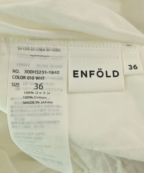 ENFOLD（エンフォルド）その他 白 サイズ:36(S位) レディース/2200671623029
