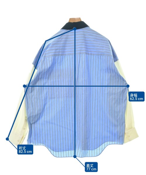 ENFOLD（エンフォルド）カジュアルシャツ 青 サイズ:38(M位) レディース/2200666930095