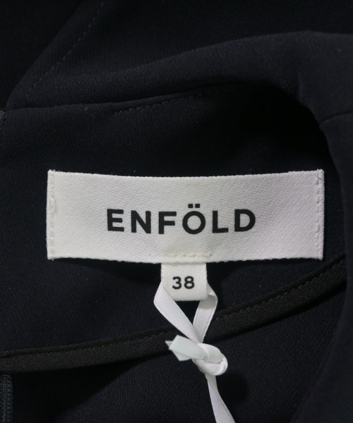 ENFOLD（エンフォルド）ブラウス 紺 サイズ:38(M位) レディース/2200723700043