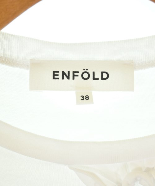 ENFOLD（エンフォルド）Tシャツ・カットソー 白 サイズ:38(M位) レディース/2200723700081