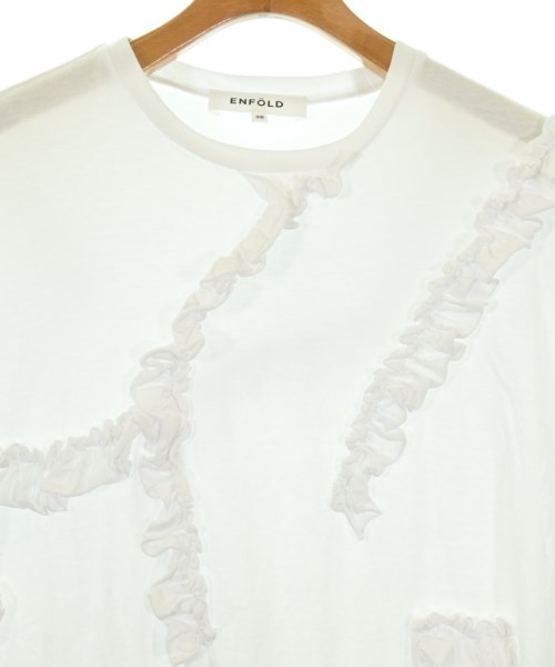ENFOLD（エンフォルド）Tシャツ・カットソー 白 サイズ:38(M位) レディース/2200723700081