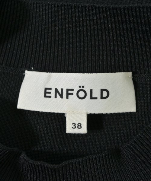 ENFOLD（エンフォルド）Tシャツ・カットソー 黒 サイズ:38(M位) レディース/2200729997058