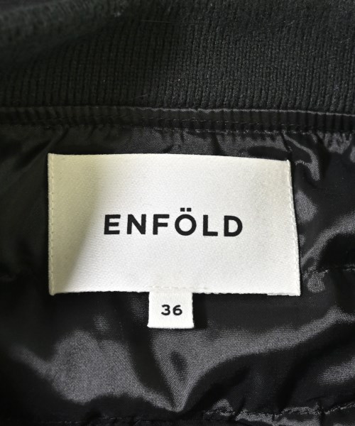 ENFOLD（エンフォルド）ブルゾン 黒 サイズ:36(S位) レディース/2200730037026