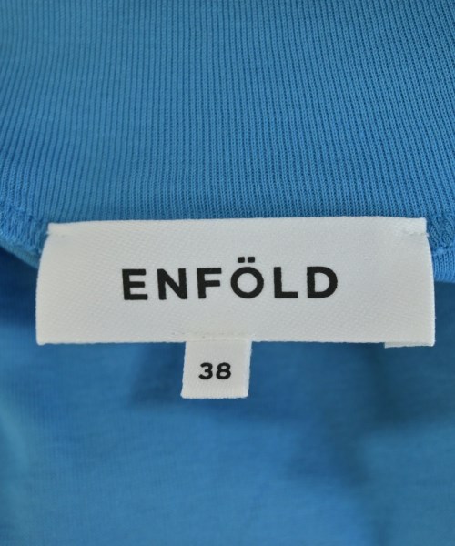 ENFOLD（エンフォルド）Tシャツ・カットソー 青 サイズ:38(M位) レディース/2200724594344