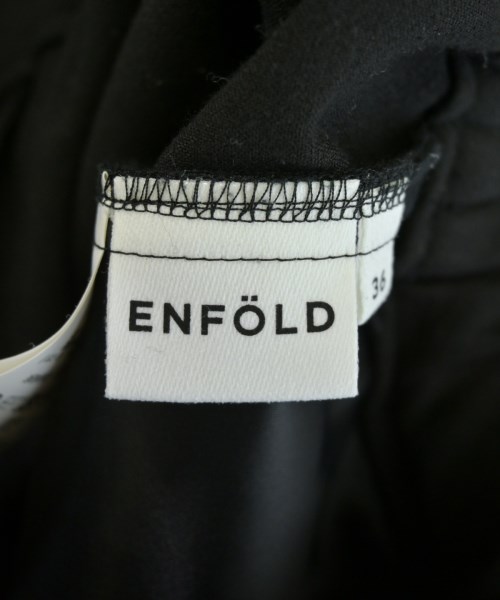 ENFOLD（エンフォルド）スラックス 黒 サイズ:36(S位) レディース/2200730733065