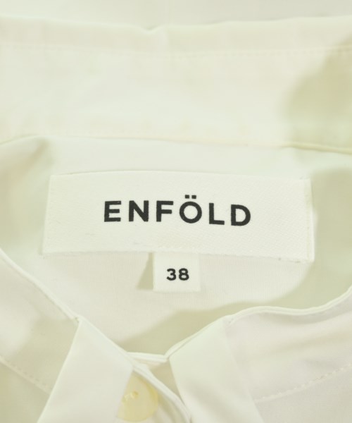 ENFOLD（エンフォルド）ブラウス 白 サイズ:38(M位) レディース/2200729784184