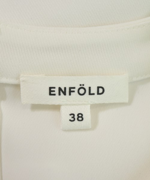 ENFOLD（エンフォルド）ブラウス 白 サイズ:38(M位) レディース/2200730937166