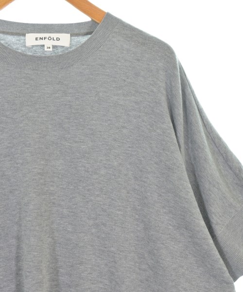ENFOLD（エンフォルド）Tシャツ・カットソー グレー サイズ:38(M位) レディース/2200728654068