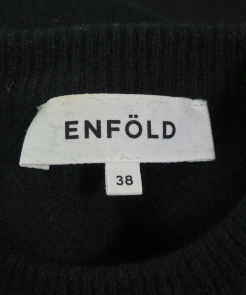 ENFOLD（エンフォルド）ベスト 黒 サイズ:38(M位) レディース/2200734142030