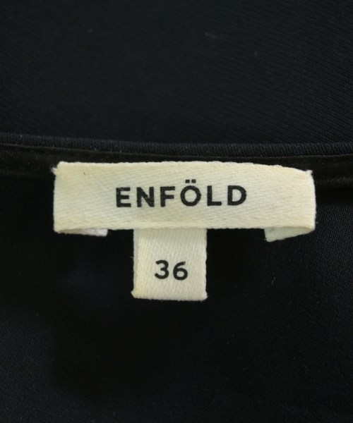 ENFOLD（エンフォルド）ブラウス 黒 サイズ:36(S位) レディース/2200728538054
