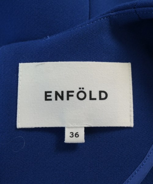 ENFOLD（エンフォルド）ワンピース 青 サイズ:36(S位) レディース/2200734822048