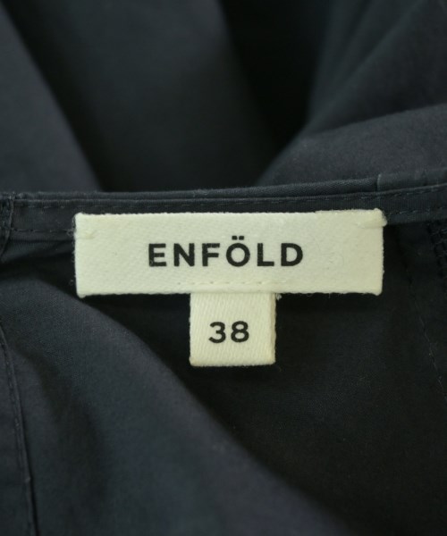 ENFOLD（エンフォルド）カジュアルシャツ 紺 サイズ:38(M位) レディース/2200719877018