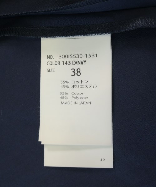 ENFOLD（エンフォルド）カジュアルシャツ 紺 サイズ:38(M位) レディース/2200719877025