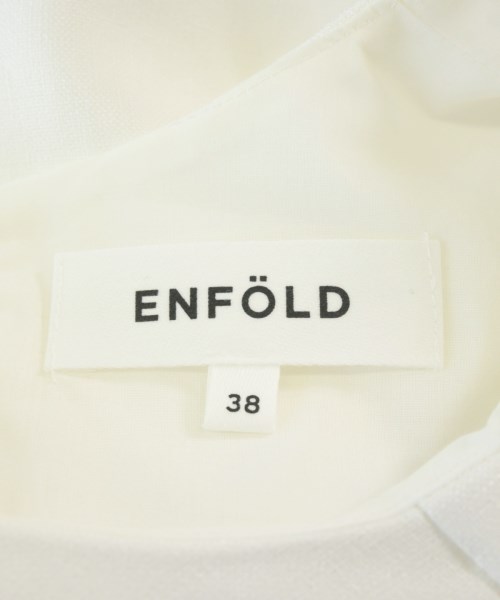 ENFOLD（エンフォルド）ブラウス 白 サイズ:38(M位) レディース/2200714077048