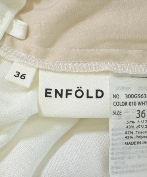 ENFOLD（エンフォルド）その他 白 サイズ:36(S位) レディース/2200714077055