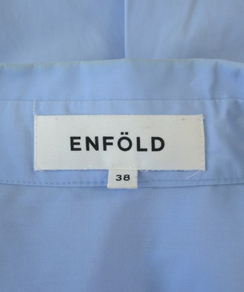 ENFOLD（エンフォルド）カジュアルシャツ 青 サイズ:38(M位) レディース/2200715926024