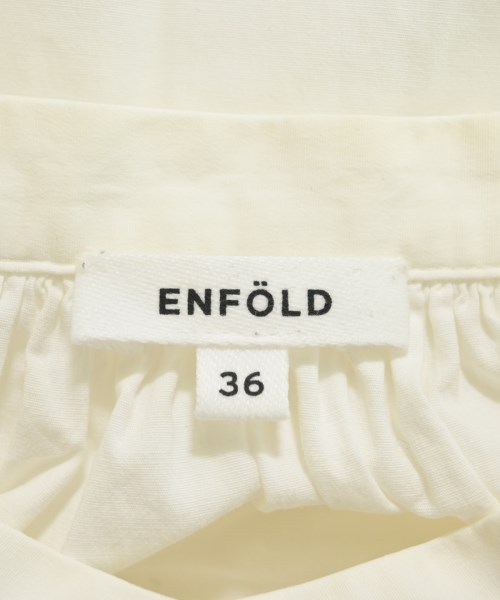 ENFOLD（エンフォルド）ブラウス 白 サイズ:36(S位) レディース/2200717350025