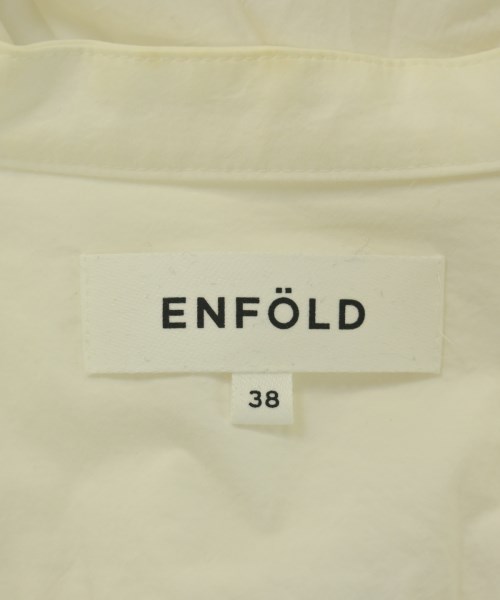 ENFOLD（エンフォルド）カジュアルシャツ 白 サイズ:38(M位) レディース/2200717350056