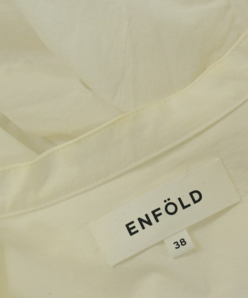 ENFOLD（エンフォルド）カジュアルシャツ 白 サイズ:38(M位) レディース/2200717350056