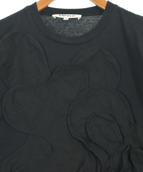 ENFOLD（エンフォルド）Tシャツ・カットソー 黒 サイズ:38(M位) レディース/2200717350063
