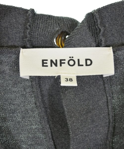 ENFOLD（エンフォルド）カーディガン グレー サイズ:38(M位) レディース/2200717350094