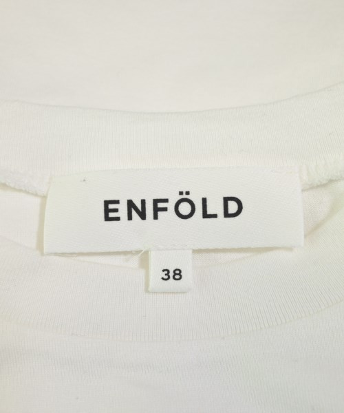 ENFOLD（エンフォルド）Tシャツ・カットソー 白 サイズ:38(M位) レディース/2200717350100
