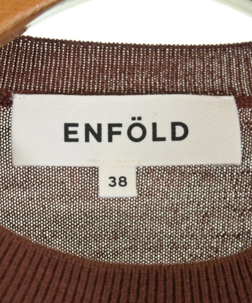 ENFOLD（エンフォルド）ニット・セーター 茶 サイズ:38(M位) レディース/2200717350124