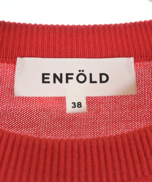 ENFOLD（エンフォルド）ニット・セーター 赤 サイズ:38(M位) レディース/2200717910045